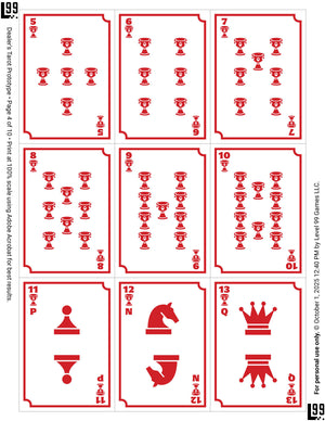 Dealer's Tarot Prototype Deck - Digital Download