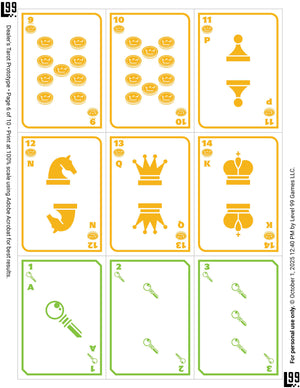 Dealer's Tarot Prototype Deck - Digital Download
